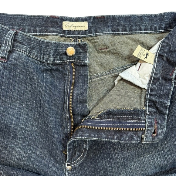 A Tiziano Jeans Men 40x31 Blue Rabbit Wide Leg Logo Y2K Hip Hop Measures 38 1/2 - Picture 4 of 16